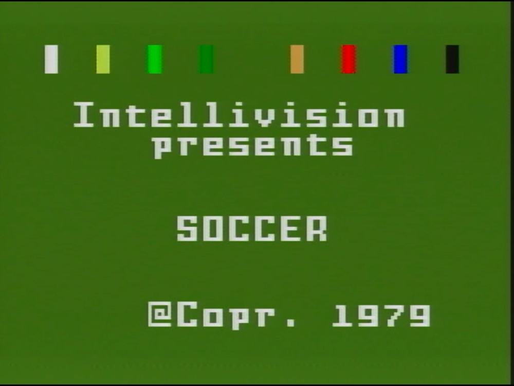 Title Screen of NASL Soccer for Intellivision